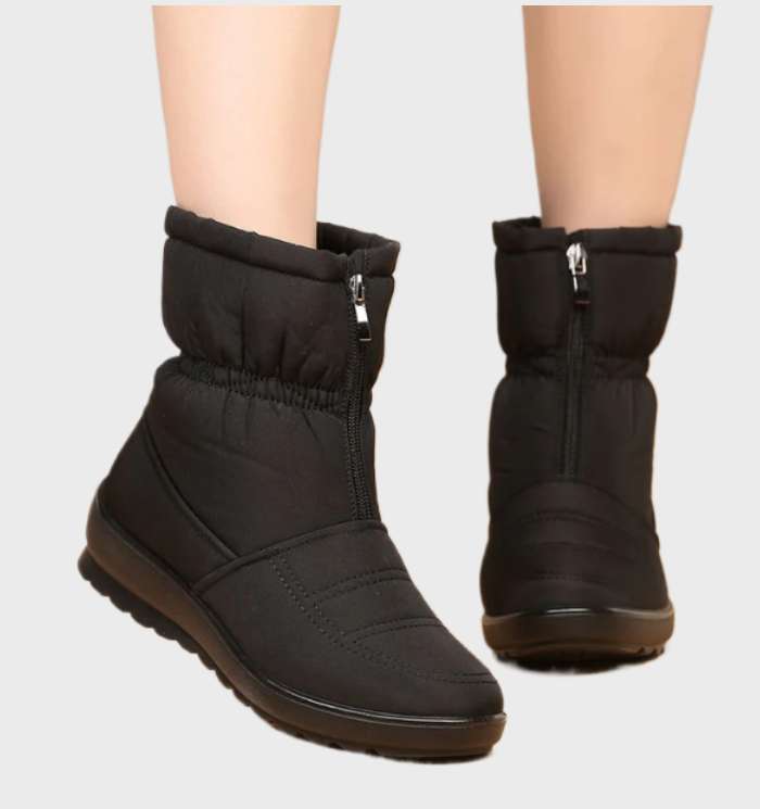 Jebsy - warme Winterschneestiefel für Frauen mit Reißverschluss