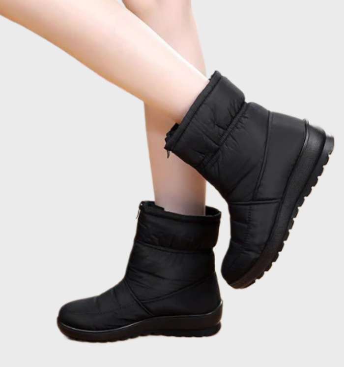 Jebsy - warme Winterschneestiefel für Frauen mit Reißverschluss