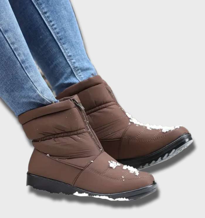 Jebsy - warme Winterschneestiefel für Frauen mit Reißverschluss