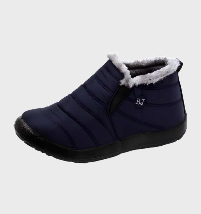 Carina -  bequeme und leicht zu tragende wasserdichte Winterstiefel zum Hineinschlüpfen mit Fleecefutter