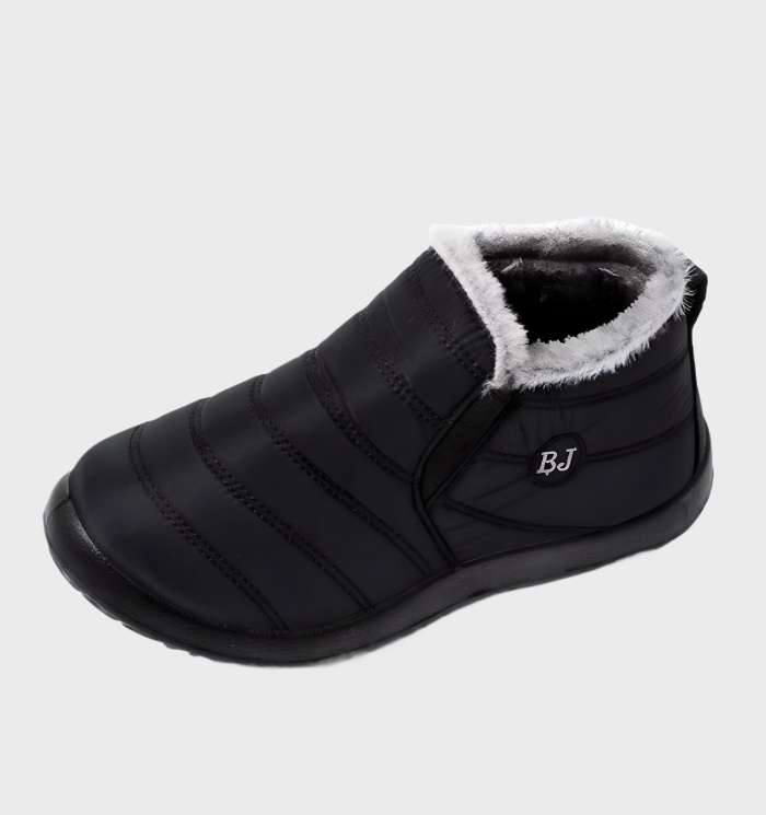 Carina -  bequeme und leicht zu tragende wasserdichte Winterstiefel zum Hineinschlüpfen mit Fleecefutter