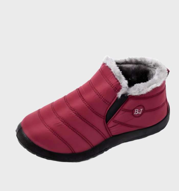 Carina -  bequeme und leicht zu tragende wasserdichte Winterstiefel zum Hineinschlüpfen mit Fleecefutter