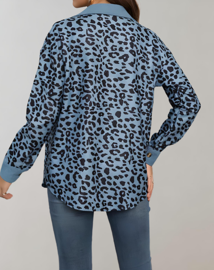 Cheyenne - Jacke mit Tierprint und Knopfverschluss