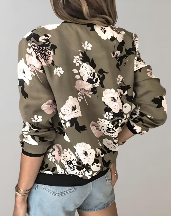 Cynthia - Jacke mit Blumendessin